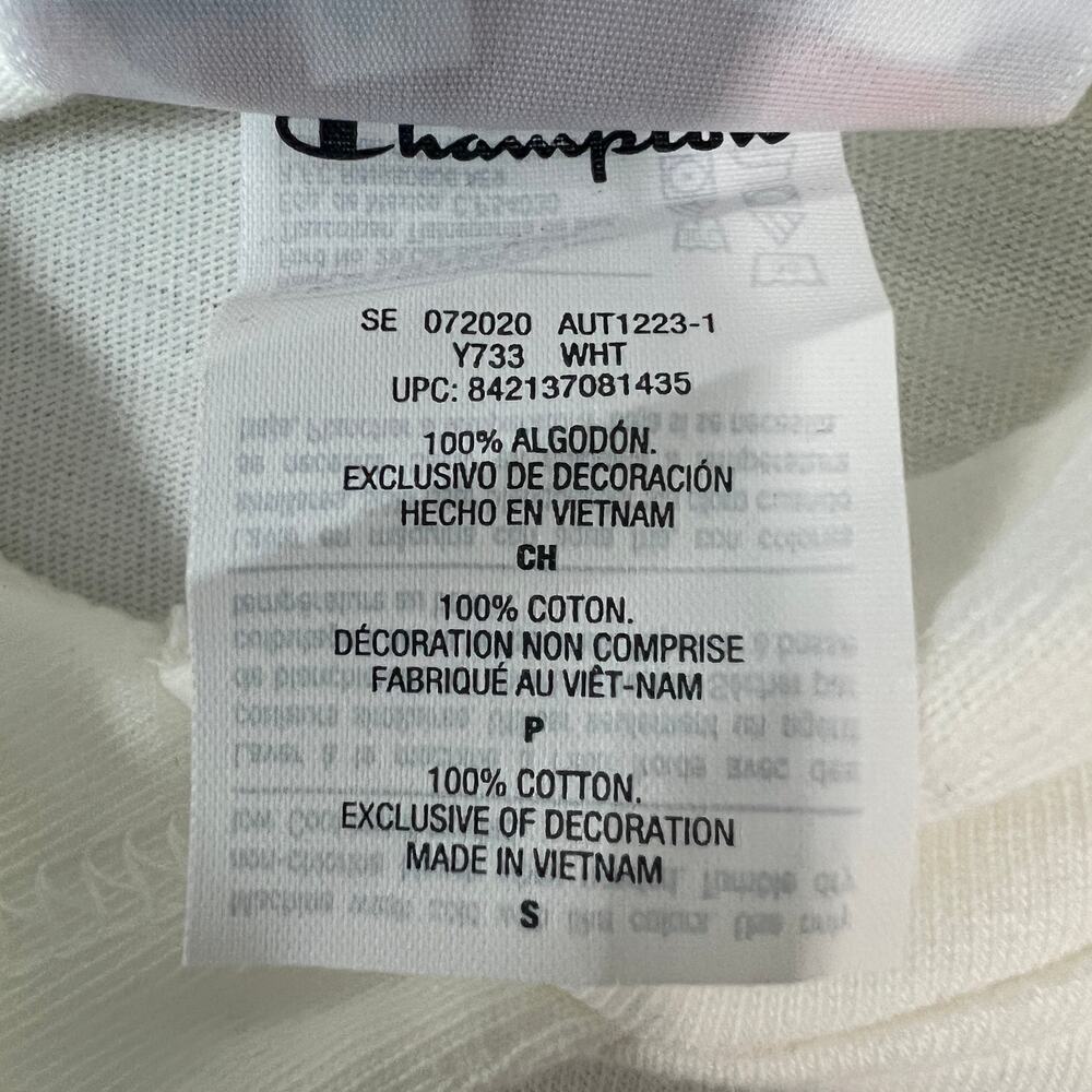 Champion Pullover White Hoodie Womens Small Athleisure Casual Activewear Fitness - Picture 13 of 14